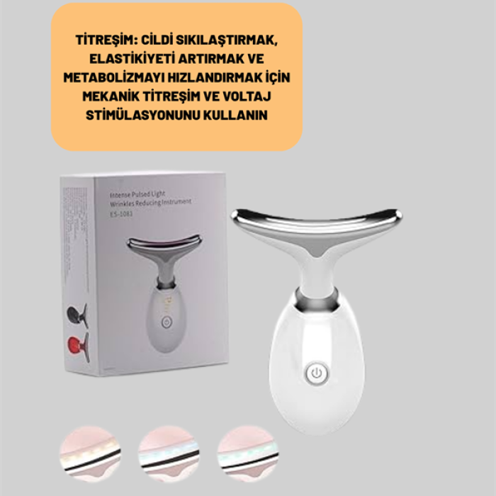 Şarjlı Akıllı Cilt Temizleme ve Nemlendirme Cihazı – 500 mAh, Otomatik Kapanma ve EMS Modlu