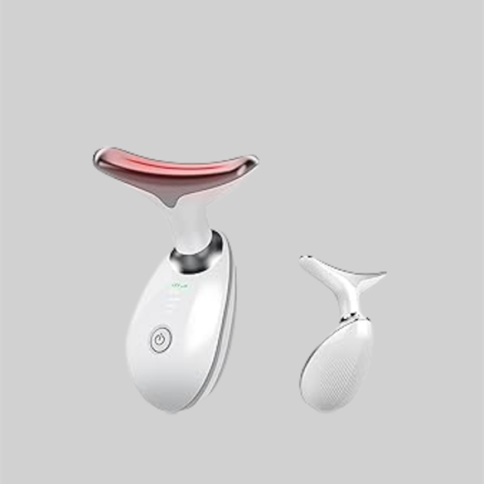 Cilt Yenileyici Şarjlı Güzellik Aleti – Pozitif/Negatif İyon, Titreşimli Masaj ve Kırmızı-Mavi-Yeşil Işıkla