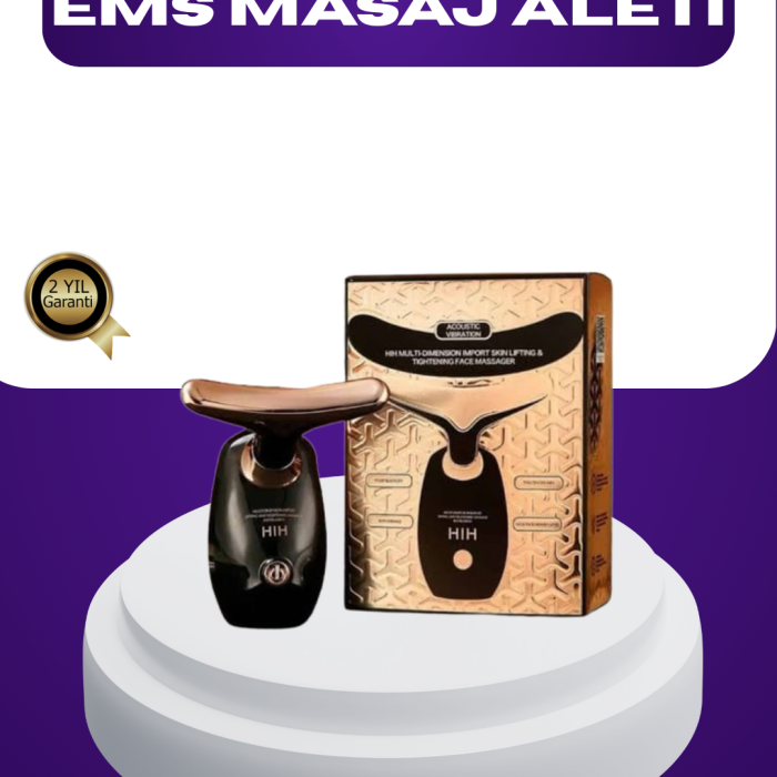 Yüz ve Boyun İçin Cilt Sıkılaştırıcı Masaj Cihazı