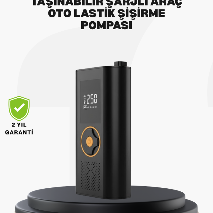 Taşınabilir Dijital Lastik Şişirme Cihazı Güvenli ve Pratik Kullanım