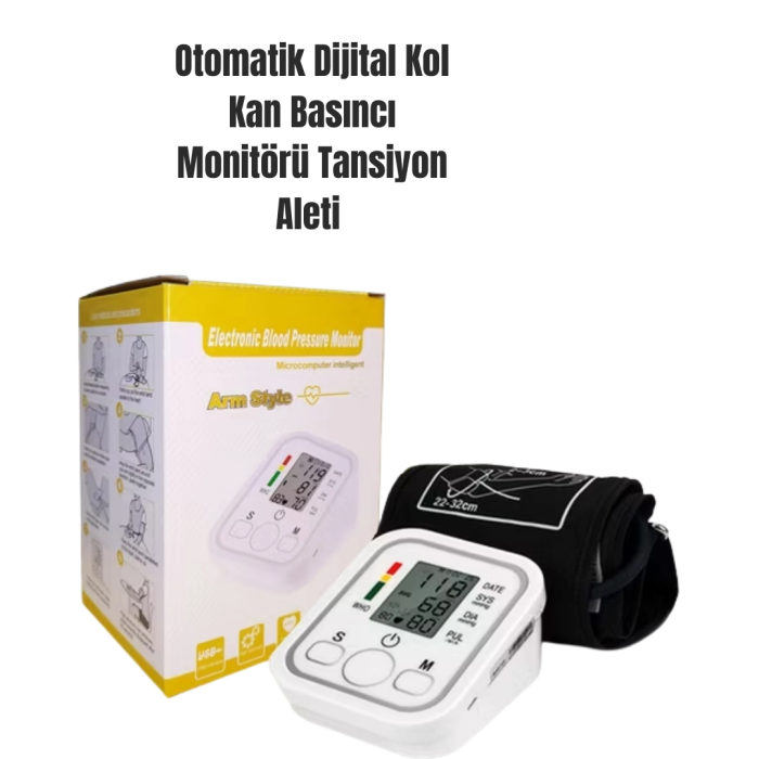 Taşınabilir Pil Ve Usb Girişli Tansiyon Aleti