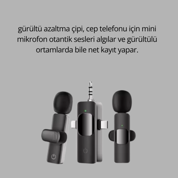 Tak Ve Kullan Mikrofon - Gürültü Engelleyici