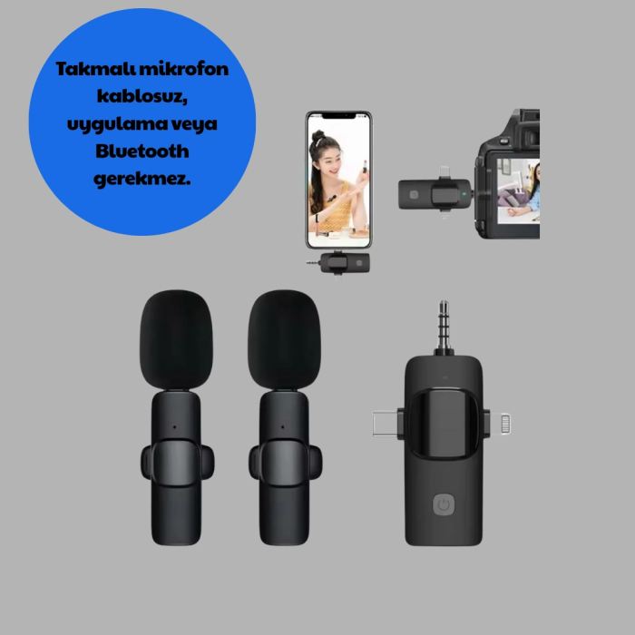 Tak Ve Kullan Mikrofon - Gürültü Engelleyici