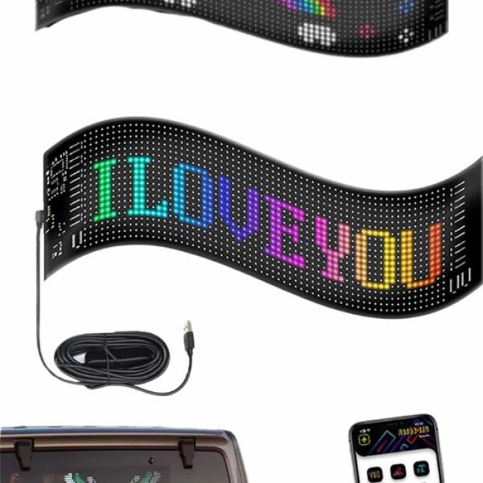 Digital Araba Yazısı Ekran Matrix En Büyük Boy Matrix Led Panel 19*96 Pıxel