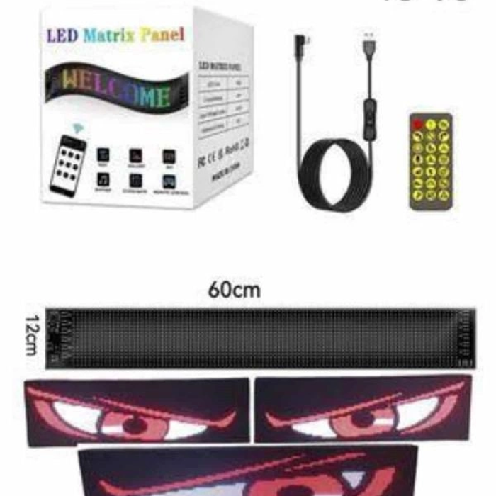 Digital Araba Yazısı Ekran Matrix En Büyük Boy Matrix Led Panel 19*96 Pıxel