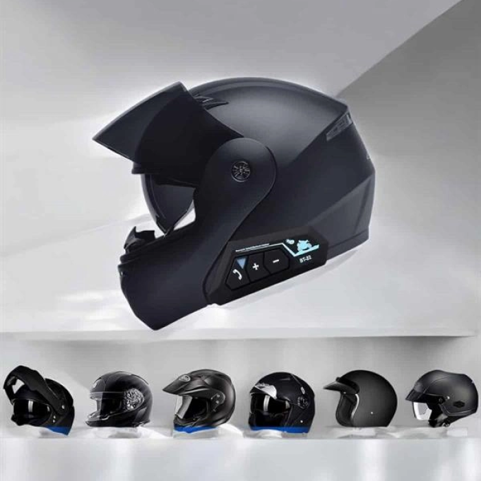 Kask Kulaklığı Motosiklet Intercom Interkom Dinleme Konuşma Özellikli Su Geçirmez