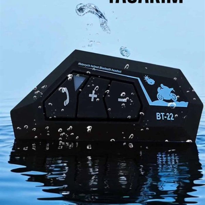 Kask Kulaklığı Motosiklet Intercom Interkom Dinleme Konuşma Özellikli Su Geçirmez