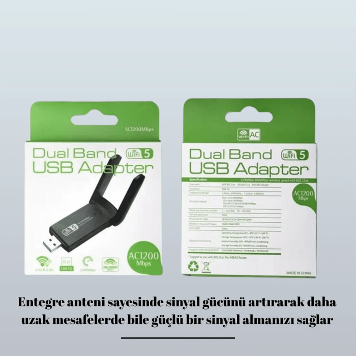 Ac1200 Usb Wifi Adaptör