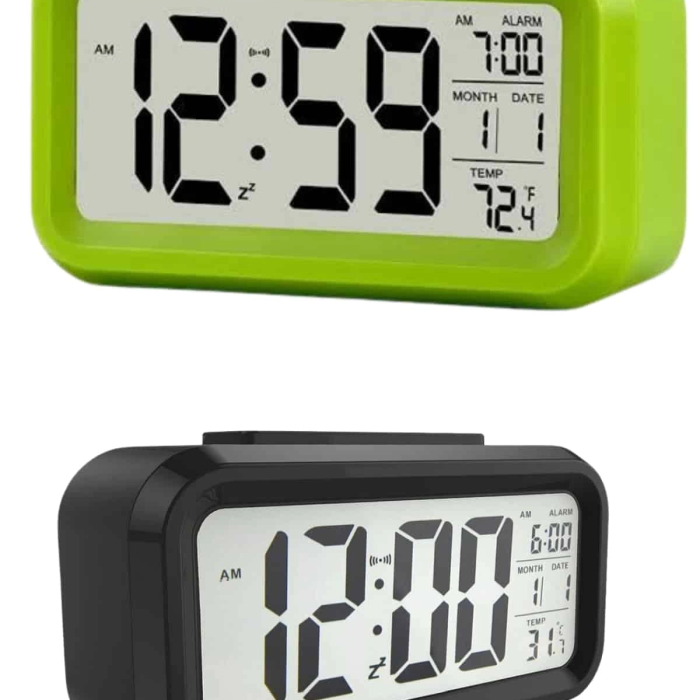 Dijital Masa Saati Termometre Takvim Led Ekran Pilli Ev Ofis Masası