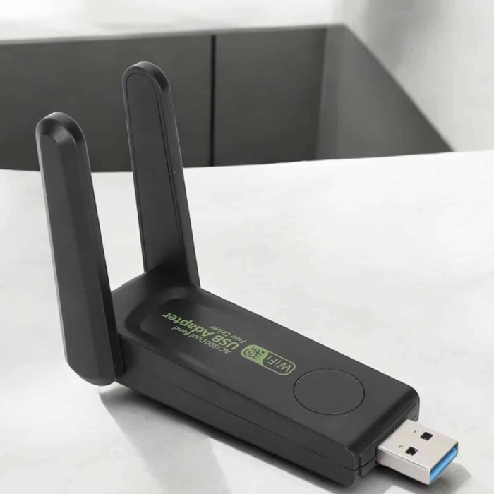 Dual Band Wifi Alıcı Adaptör Usb 3.0 Destekli