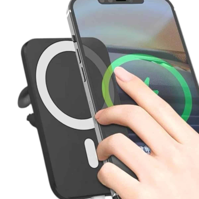Kablosuz Şarj Aleti Magsafe Araç Içi Manyetik Şarj 15w İos Uyumlu