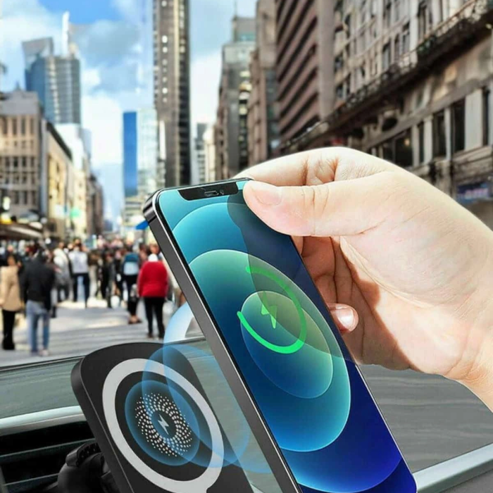 İos Uyumlu Manyetik Tasarım Magsafe İphone 12/13/14/15 Araç Şarjı