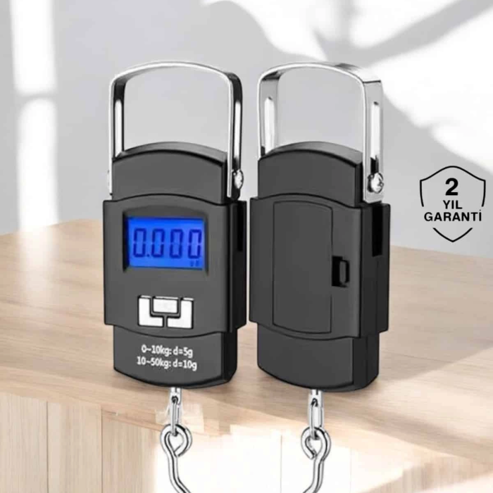 El Terazisi Dijital Göstergeli Pilli 50 Kg Ağırlık Ölçer