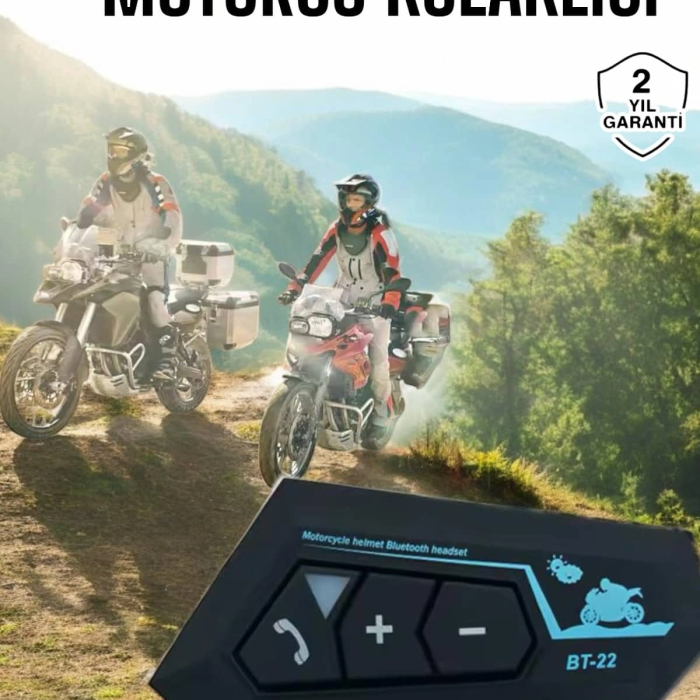 İnterkom Intercom Kask Kulaklık Bt22 Bluetooth Motosiklet Kulaklık 5.0 Bluetooth
