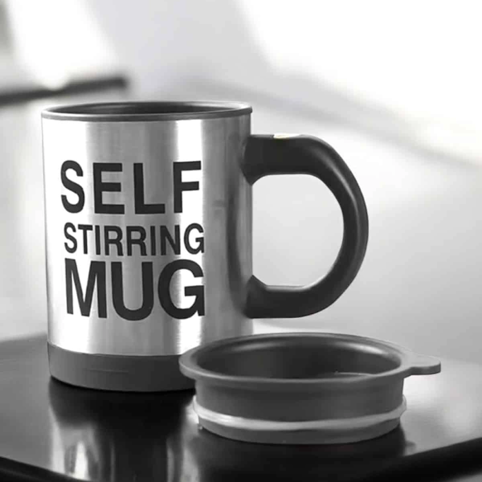 Mikser Kupa Yazılı Mug Bardak Karıştırma Özelliği