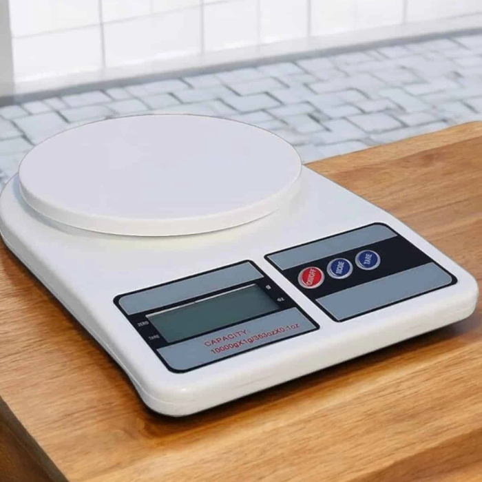 Hassas Terazi 10 Kg Kapasiteli, Yüksek Hassasiyetli Dijital Mutfak Tartısı