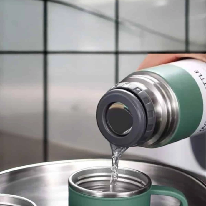 Paslanmaz Çelik 3’lü Termos Seti Vakumlu Ve 8 Saat Isı Koruma