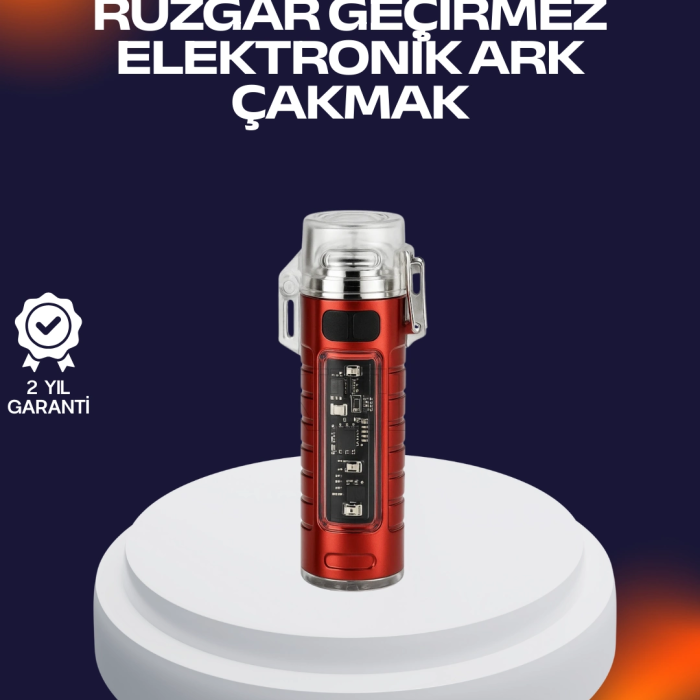 Rüzgar Geçirmez Elektrikli Çakmak Hayatta Kalma Tasarımlı