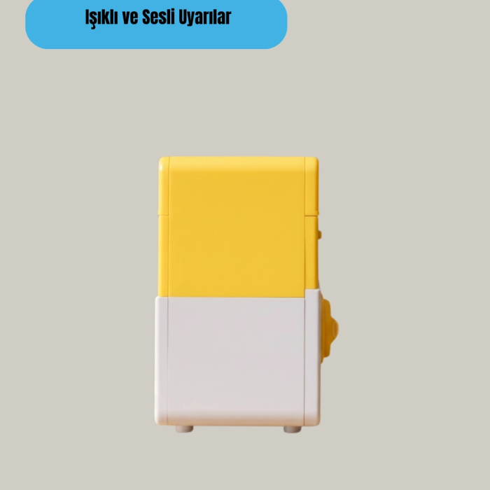 Sarı Elektronik Şifreli Atm Görünümlü Çocuk Kumbarası