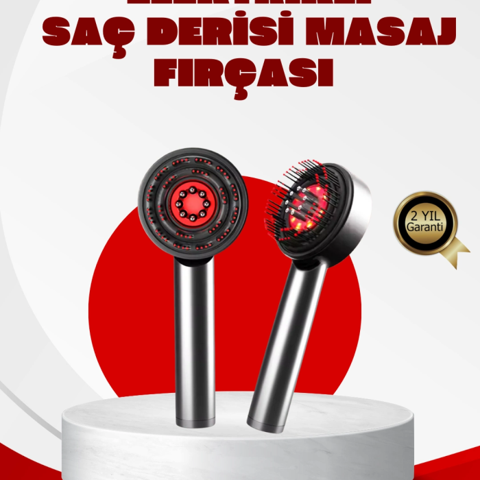 Esansiyel Yağ Hazneli Led Saç Bakım Masaj Tarağı