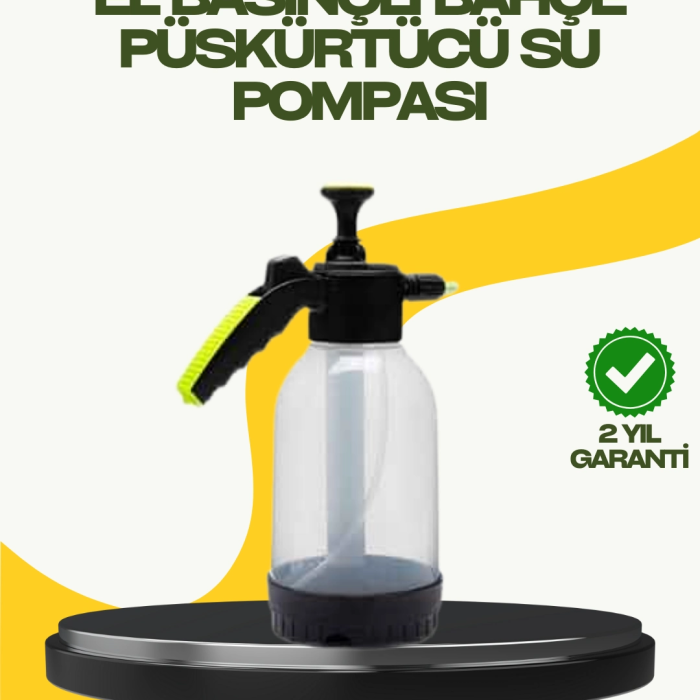 Manuel Basınçlı Köpük Püskürtücü Ayarlanabilir Nozullu 2 Litre Araba Yıkama