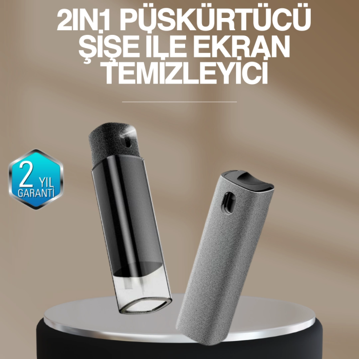 Ekran Temizleyici Sis Ve Mikrofiber Bez Anti Statik Yağ Çözücü Set