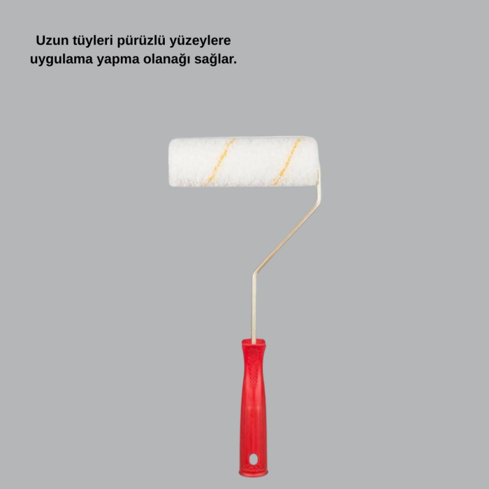 5’li Mini Rulo Boya Seti Duvar Tavan Emülsiyon Uygulama