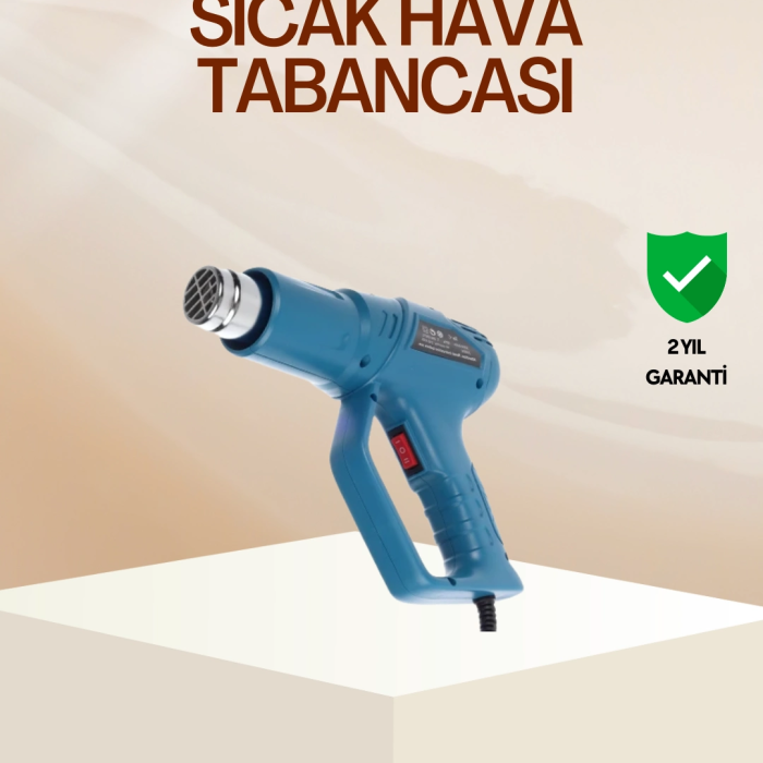 Endüstriyel 2000w Isı Tabancası Plastik Boru Lehim Boya Çıkarma