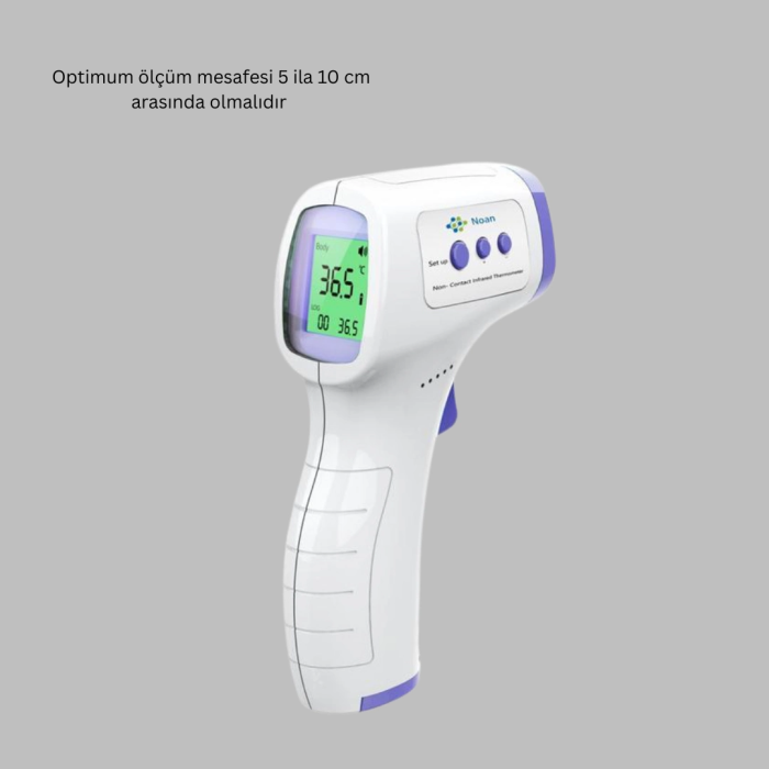 Temassız Termometre Hızlı Ölçüm Güvenli Dijital Ateş Ölçer
