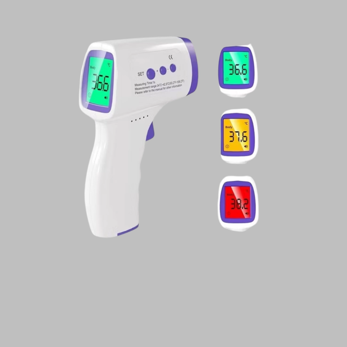 Kızılötesi Temassız Ateş Ölçer Lcd Ekranlı Hassas Termometre