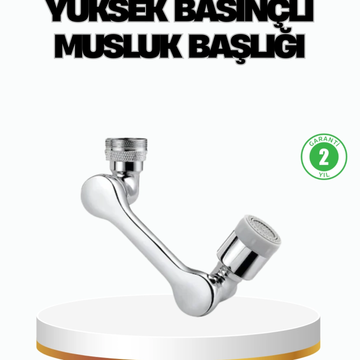 Üç Segmentli 1080 Derece Musluk Atı Esnek Döner Havalandırıcı Pratik Kullanım