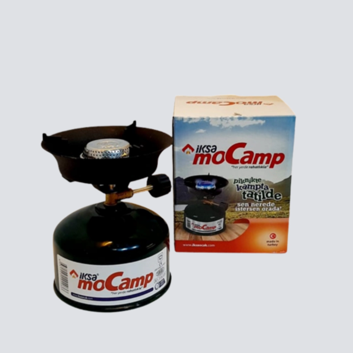 Kompakt Kamp Ocağı Seti Gaz Tüplü Ayarlanabilir Alevli 400g Hafif Tasarım