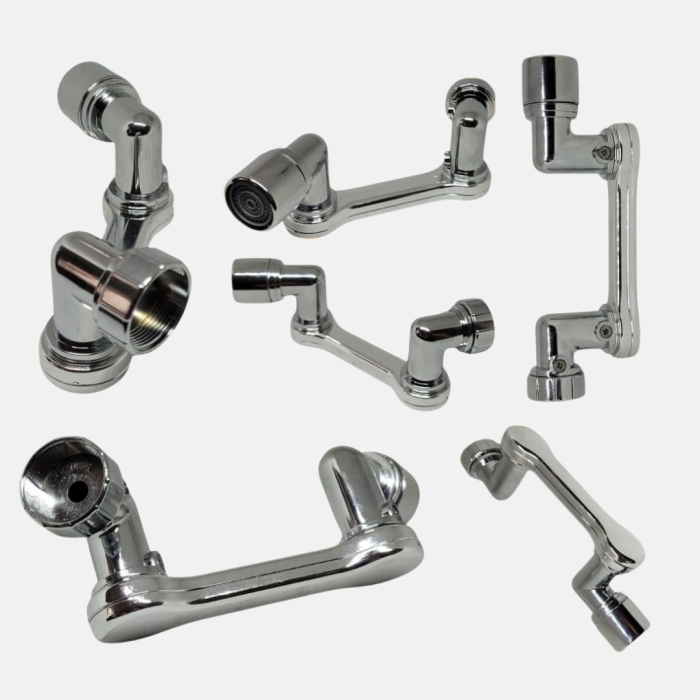 1080° Dönebilen Musluk Ucu – Su Tasarruflu, Esnek Ve 360° Çift Eksenli Başlık (kopya)