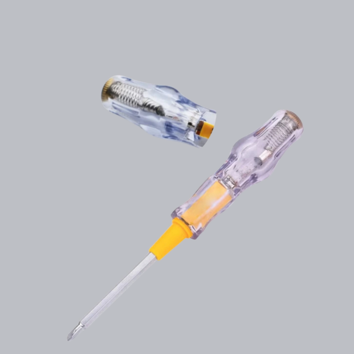 Neon Lambalı Elektrik Kontrol Kalemi Nikel Kaplama 110-220v