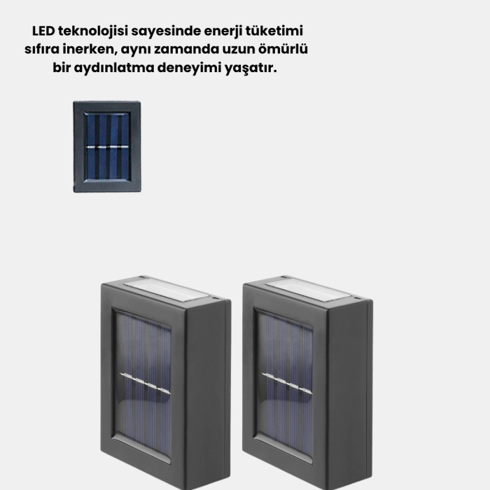Güneş Enerjili Su Geçirmez Bahçe Apliği Uzun Ömürlü Led’li