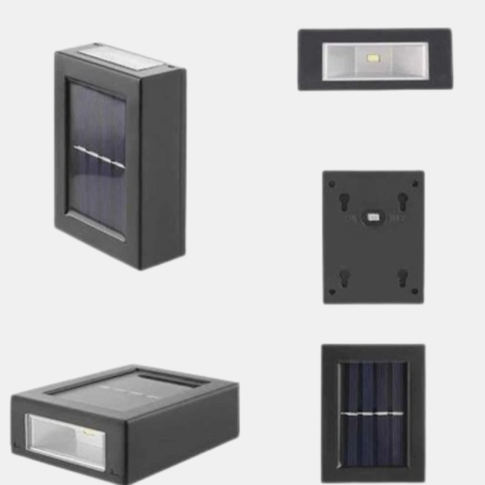 Solar Dış Mekan Aplik Su Geçirmez Dayanıklı Led Aydınlatmalı