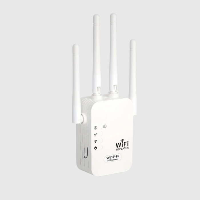 300mbps Wifi Menzil Genişletici 4 Antenli Wpa3 Güvenlikli Priz Tipi Repeater