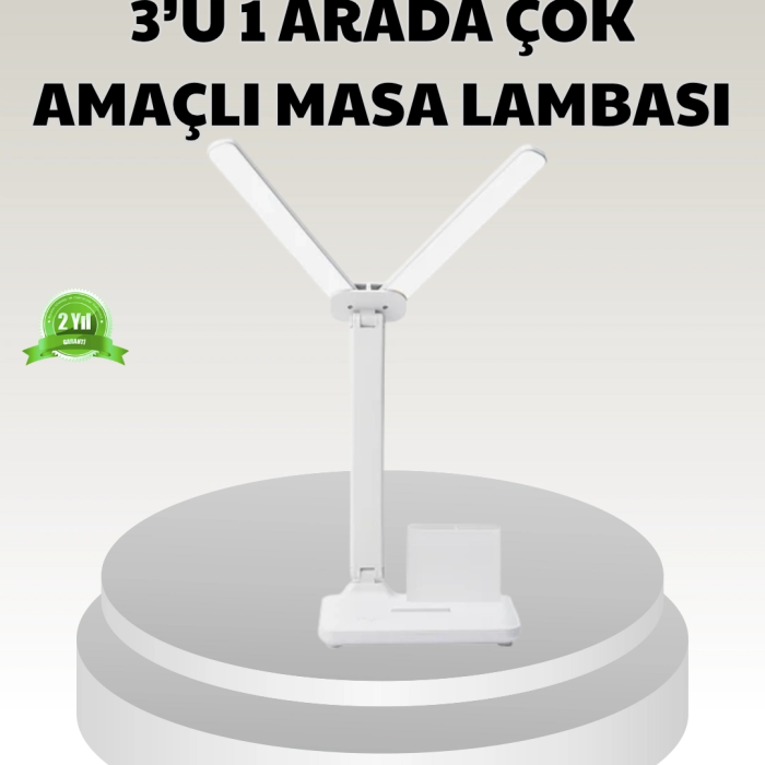 Led Işıklı Masa Lambası – Göz Yormayan, Kısılabilir Ve Esnek Başlıklı