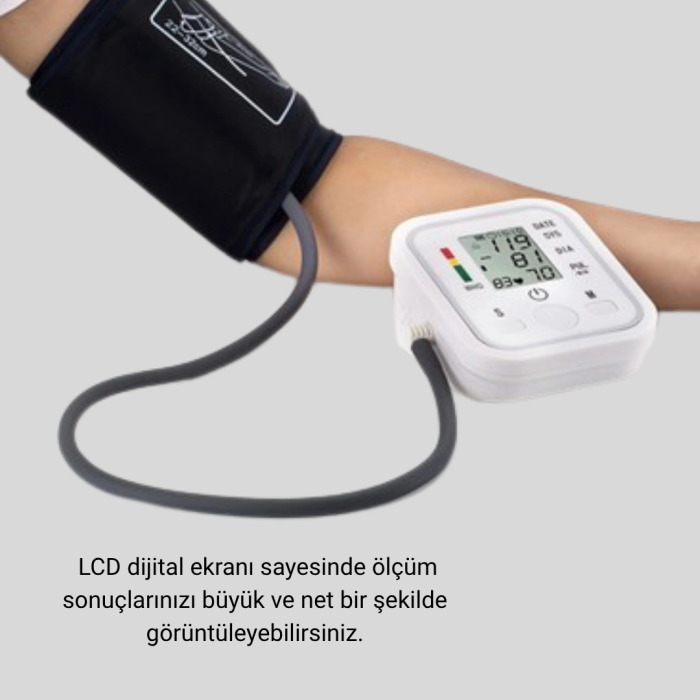Üst Koldan Ölçüm Dijital Tansiyon Aleti – Ihb Aritmi Uyarılı Ve Çift Hafızalı