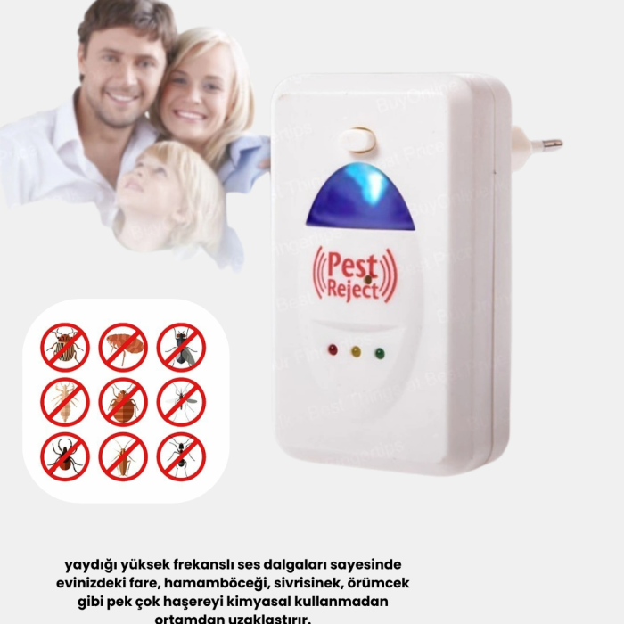 Ultrasonik Haşere Kovucu Cihaz – Sessiz, Kimyasalsız Ve Etkili Koruma