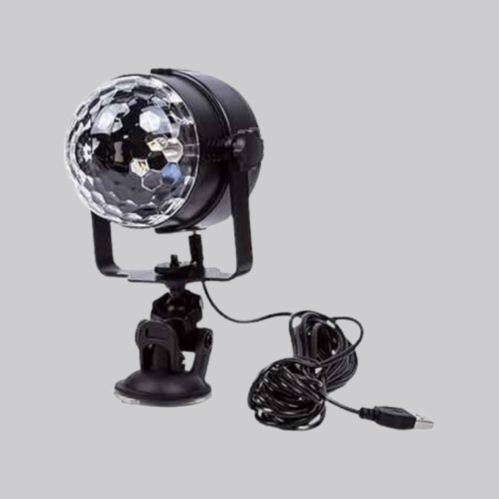 Ritme Duyarlı Led Disko Topu – Renkli Işık Gösterili Parti Lambası