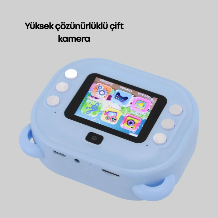 Çocuk Şipşak Kamera – 24mp Hd Çift Lensli Termal Baskı Teknolojili