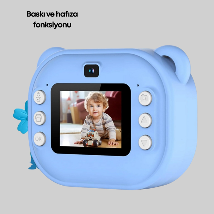 Termal Baskı Teknolojili Anında Fotoğraf Kamerası – 24mp Çift Lens, 32gb Hafıza