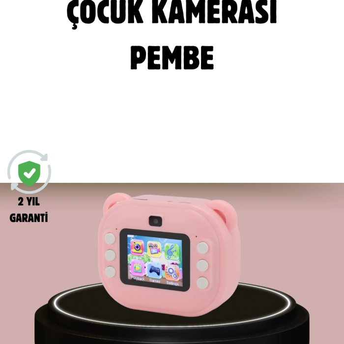 Anında Baskı Özellikli Şipşak Kamera 24mp Hd Çift Lensli Ve 32gb Hafızalı