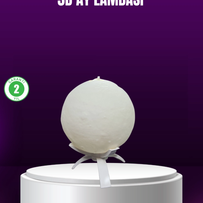 Şarjlı 3d Baskılı 16 Renk Ay Lambası  Stand
