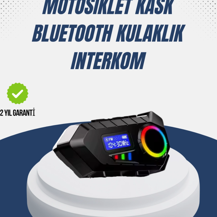 Kablosuz Bluetooth İnterkom Ip65 Suya Dayanıklı 40mm Hd Ses Ve 40 Saat Pil