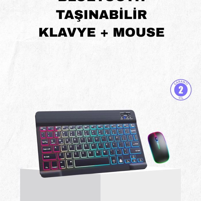 Rgb Aydınlatmalı Q Klavye Türkçe Karakter Destekli