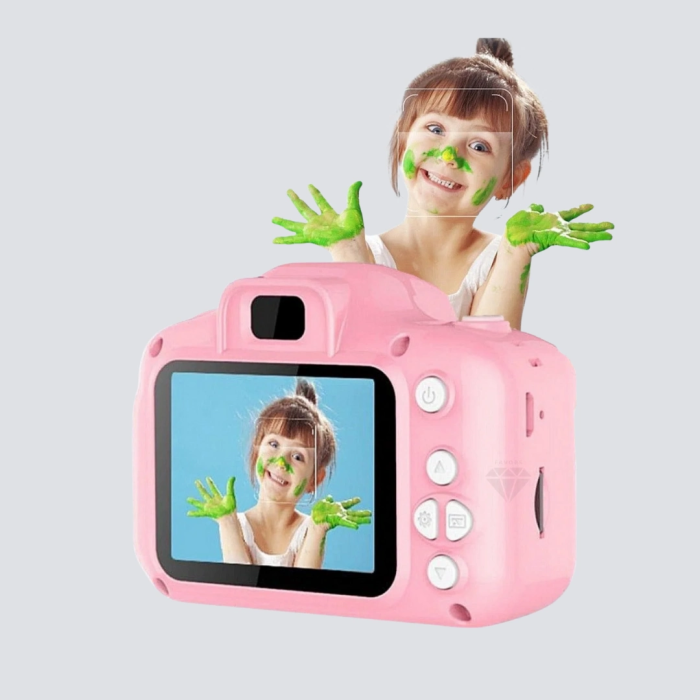 8 Megapiksel Mini Çocuk Kamerası Hd Ekranlı Darbeye Dayanıklı Ve Şarjlı
