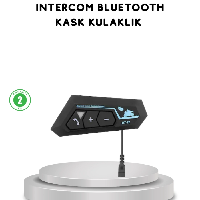 Bt22 Kask Bluetooth Kulaklık 5.0 Gürültü Engelleyici Ve Eller Serbest Kullanım