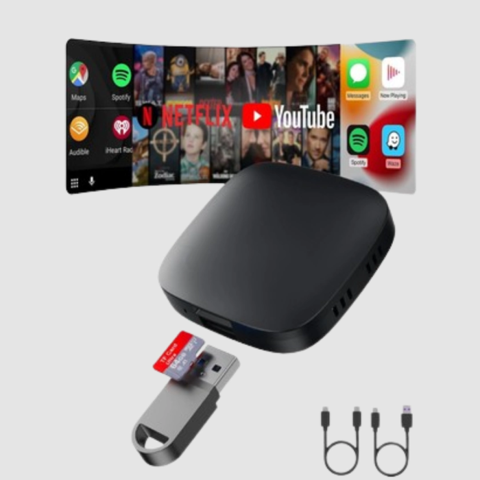 Android Auto Kablosuz Dönüştürücü Hızlı Eşleşme Ve Sesli Asistan Destekli